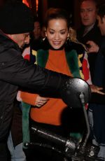 RITA ORA Leaves La Fontaine De Mars in Paris 02/05/2018