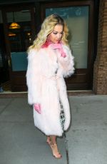 RITA ORA Leaves Tonight Show Starring Jimmy Fallon in New York 01/31/2018