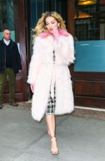 RITA ORA Leaves Tonight Show Starring Jimmy Fallon in New York 01/31/2018