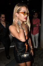 RITA ORA Out for Dinner at Komodo in Miami 02/24/2018