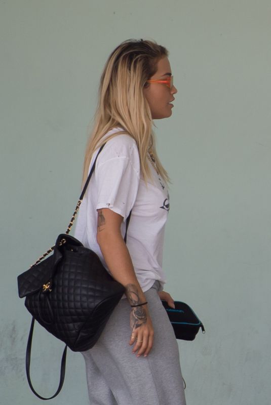 RITA ORA Out in Miami 02/24/2018