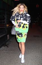 RITA ORA Out in New York 01/31/2018