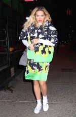 RITA ORA Out in New York 01/31/2018