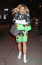 RITA ORA Out in New York 01/31/2018