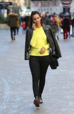 ROCHELLE HUME Arrives at Global Radio Studios in London 02/15/2018