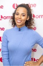 ROCHELLE HUMES at Lorraine Show in London 02/02/2018