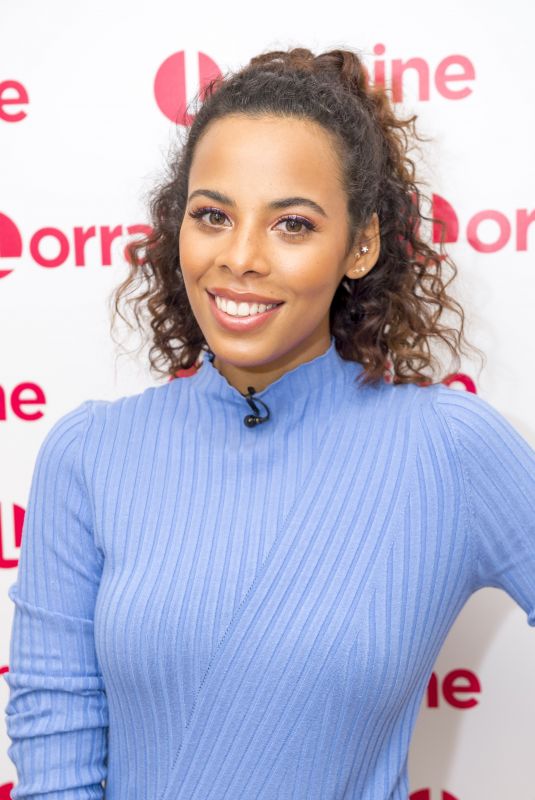 ROCHELLE HUMES at Lorraine Show in London 02/02/2018