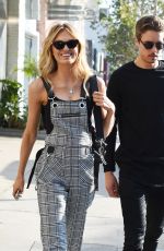 ROMEE STRIJD and Laurens Van Leeuwen at Ivy Restaurant in West Hollywood 02/06/2018