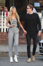 ROMEE STRIJD and Laurens Van Leeuwen at Ivy Restaurant in West Hollywood 02/06/2018