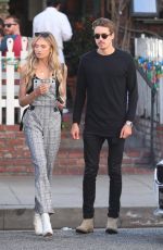 ROMEE STRIJD and Laurens Van Leeuwen at Ivy Restaurant in West Hollywood 02/06/2018