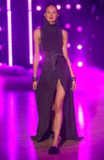 ROMEE STRIJD at Brandon Maxwell Runway Show at New York Fashion Week 02/11/2018