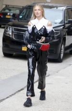 ROMEE STRIJD Leaves Ralph Lauren Show at New York Fashion Week 02/12/2018