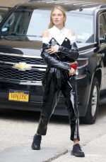 ROMEE STRIJD Leaves Ralph Lauren Show at New York Fashion Week 02/12/2018
