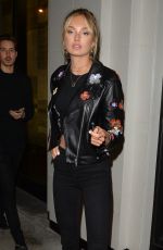 ROMEE STRIJD Out for Dinner at Catch LA in West Hollywood 02/06/2018