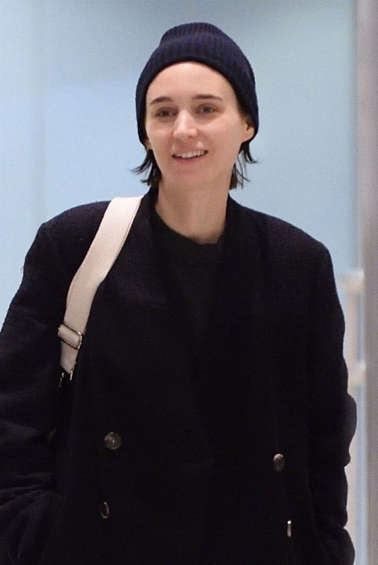 ROONEY MARA at JFK Airport in New York 02/23/2018