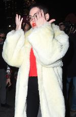 ROSE MCGOWAN Arrives at Trevor Noah Show in New York 02/01/2018