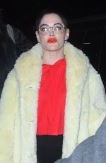 ROSE MCGOWAN Arrives at Trevor Noah Show in New York 02/01/2018