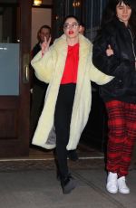 ROSE MCGOWAN Arrives at Trevor Noah Show in New York 02/01/2018