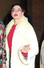 ROSE MCGOWAN Arrives at Trevor Noah Show in New York 02/01/2018