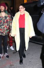 ROSE MCGOWAN Arrives at Trevor Noah Show in New York 02/01/2018