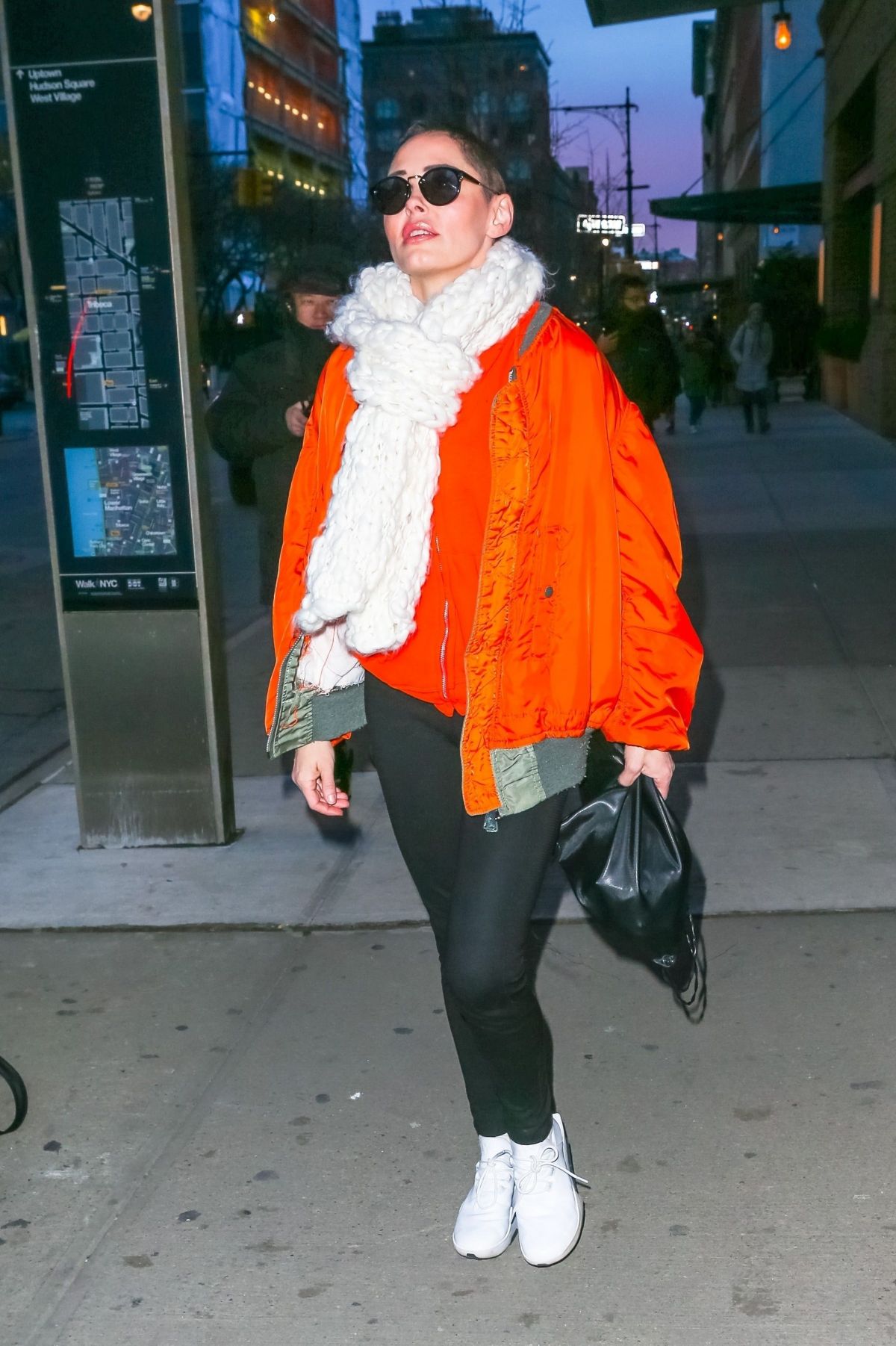 ROSE MCGOWAN Out and About in New York 01/31/2018 – HawtCelebs