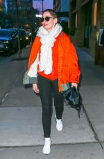 ROSE MCGOWAN Out and About in New York 01/31/2018
