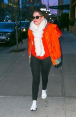 ROSE MCGOWAN Out and About in New York 01/31/2018