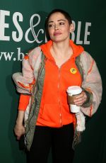 ROSE MCGOWAN Promotes Her New Book Brave at Barnes and Noble in New York 01/31/2018