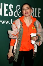 ROSE MCGOWAN Promotes Her New Book Brave at Barnes and Noble in New York 01/31/2018