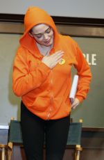 ROSE MCGOWAN Promotes Her New Book Brave at Barnes and Noble in New York 01/31/2018