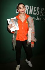ROSE MCGOWAN Promotes Her New Book Brave at Barnes and Noble in New York 01/31/2018