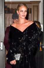 ROSIE HUNTINGTON-WHITELEY Arrives at Nobu in New York 02/10/2018