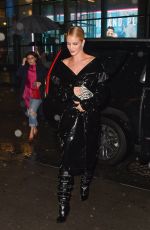 ROSIE HUNTINGTON-WHITELEY Arrives at Nobu in New York 02/10/2018