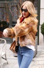 ROSIE HUNTINGTON-WHITELEY Leaves Her Hotel in New York 02/10/2018