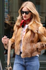 ROSIE HUNTINGTON-WHITELEY Leaves Her Hotel in New York 02/10/2018