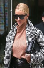 ROSIE HUNTINGTON-WHITELEY Leaves Her Hotel in New York 02/11/2018