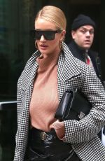 ROSIE HUNTINGTON-WHITELEY Leaves Her Hotel in New York 02/11/2018