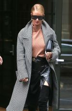 ROSIE HUNTINGTON-WHITELEY Leaves Her Hotel in New York 02/11/2018