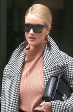 ROSIE HUNTINGTON-WHITELEY Leaves Her Hotel in New York 02/11/2018
