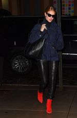 ROSIE HUNTINGTON-WHITELEY Out and About in New York 02/07/2018