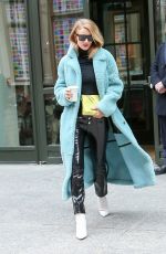 ROSIE HUNTINGTON-WHITELEY Out and About in New York 02/09/2018
