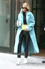 ROSIE HUNTINGTON-WHITELEY Out and About in New York 02/09/2018