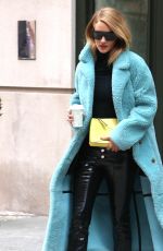 ROSIE HUNTINGTON-WHITELEY Out and About in New York 02/09/2018