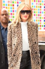 ROSIE HUNTINGTON-WHITELEY Out at New York Fashion Week 02/08/2018