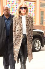 ROSIE HUNTINGTON-WHITELEY Out at New York Fashion Week 02/08/2018