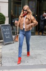 ROSIE HUNTINGTON-WHITELEY Out in New York 02/10/2018