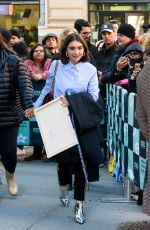 ROWAN BLANCHARD Arrives at Build Series in New York 02/12/2018