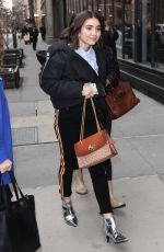 ROWAN BLANCHARD Arrives at Build Series in New York 02/12/2018