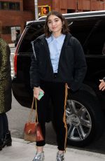 ROWAN BLANCHARD Arrives at Build Series in New York 02/12/2018