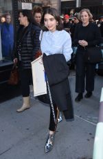 ROWAN BLANCHARD Arrives at Build Series in New York 02/12/2018